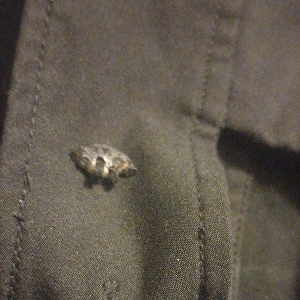 Sharon Young Black Pants with Button Accents - Picture 6 of 9